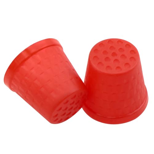 zutisay Plastic Sewing Quilting Thimbles Red Sewing Thimble red thimbles for Hand Quilting Suitable for Needle Patchwork Embroidery, etc. (red) 30pcs