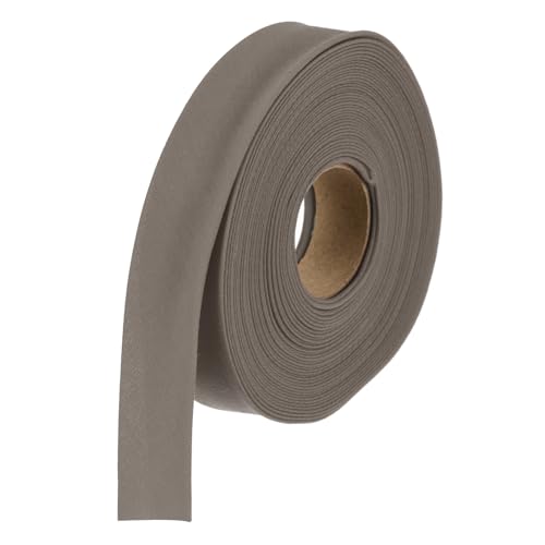 MECCANIXITY 1/2 Inch Double Fold Bias Tape Polyester Continuous Bulk Bias Tape for Sewing, Seaming Quilting Hemming Binding Crafts (Coffee 6 Yards) - color: Coffee, size: 1/2 Inch x 6 Yards