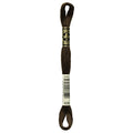 DMC 117-938 6 Strand Embroidery Cotton Floss, Ultra Dark Coffee Brown, 8.7-Yard