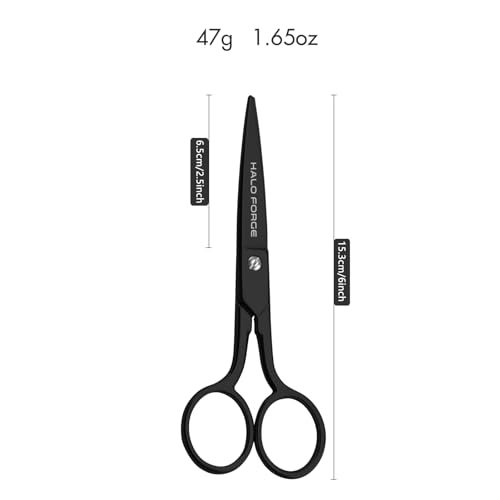 HALO FORGE Sharp Fabric Scissors for Embroidery Stainless Steel 6" Black - style: 6" black embroidery scissors