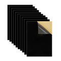 10 PCS Sticky Felt Sheets, Self Adhesive Felt Sheet - color: Black