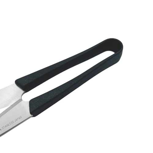 ALLEX Japanese Thread Snips for Sewing and Embroidery 4.5" (Long), Made in JAPAN, Spring Loaded Small Thread Snippers Scissors, Black - size: Long