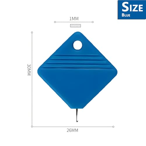 Kesttenn Needle Threaders & Seam Rippers Set, Blue - color: Blue