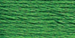 DMC Six Strand Embroidery Cotton 100 Gram Cone: Christmas Green Light - color: Christmas Green