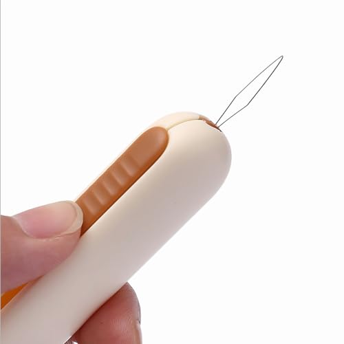 3 Pack 2 in 1 Needle Threader Seam Ripper, New Needle Threaders Seam Rippers for Sewing, Threading and Seam Remover Seam Ripper Tool for Hand Sewing Knitting Craft Quilting Supplies