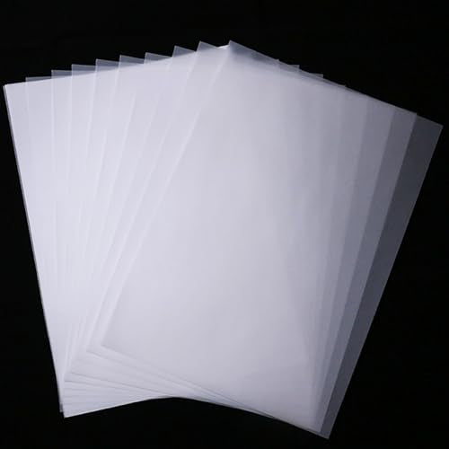 100 Sheets 9x12 Inch Tracing Paper, 57gsm Transparent Vellum Paper for Tracing, Transparent Paper for Drawing, Sewing, Architectural Drafting and Art Overlays (57)