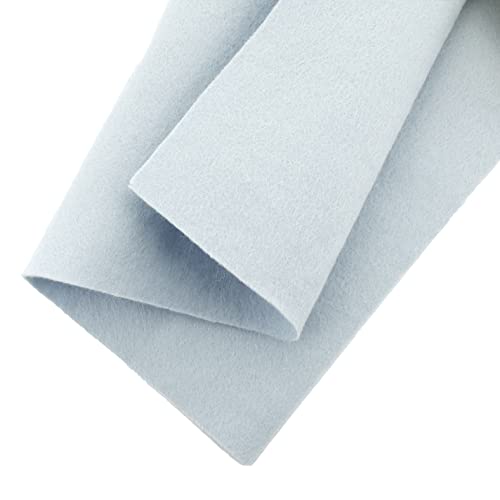HBC Merino Wool Blend Felt Crafting Sheet (8 5/8" x 11 5/8") - Gray - color: Gray