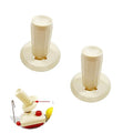 UtySty 2 Pack Yarn Winder Spindle Replacement Yarn Ball Holder Spare Cone Detachable Spinning Winding Head for Needlecraft Hand Operated Wool Spinner Fiber String Winding Machine Repair Parts