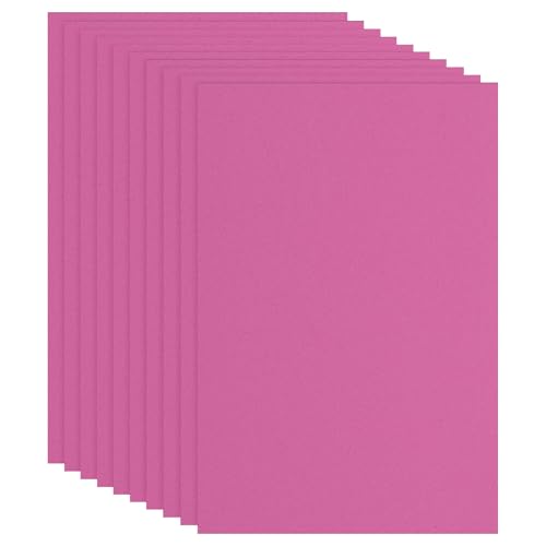 PATIKIL EVA Foam Sheet 10Pcs 12x8 Inch 2mm Thick Rose Red - color: Rose Red