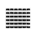 36 Pcs Bobbins and Sewing Threads with Bobbin Case, Sewing Thread Set - color: Black