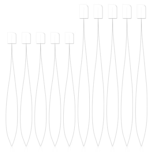 10 PCS Punch Needle Threader 7.87 Inch 9.44 Inch Embroidery Needle Threader for Hand Sewing for Punch Needles Hair Extensions Cross Stitchs DIY Sewing Craft Works