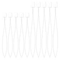 10 PCS Punch Needle Threader 7.87 Inch 9.44 Inch Embroidery Needle Threader for Hand Sewing for Punch Needles Hair Extensions Cross Stitchs DIY Sewing Craft Works