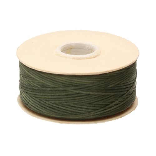 The Beadsmith Nymo Thread, Made of Nylon - size: Size D, 64 Yards, style: Olive
