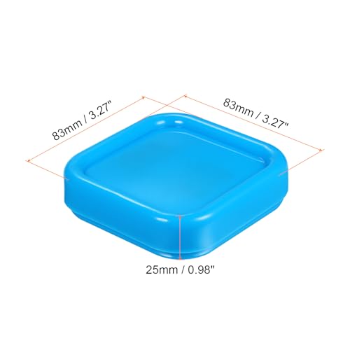 HARFINGTON Magnetic Pin Cushion Square Sewing Pin Holder Light Blue - color: Light Blue