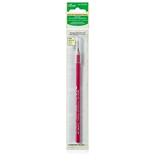 Clover Iron-on Transfer Pencil, Red - color: Red
