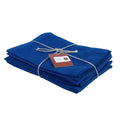 TARAN LIVING Kitchen Towels 100% Cotton Solid Kitchen Dish Cloths Hand Towel Reusuable Dish Towel for Cleaning & Drying Tea Towels Set with Hanging Loop - 18"x28" -Blue, Pack of 6 - color: Blue, size: Pack of 6