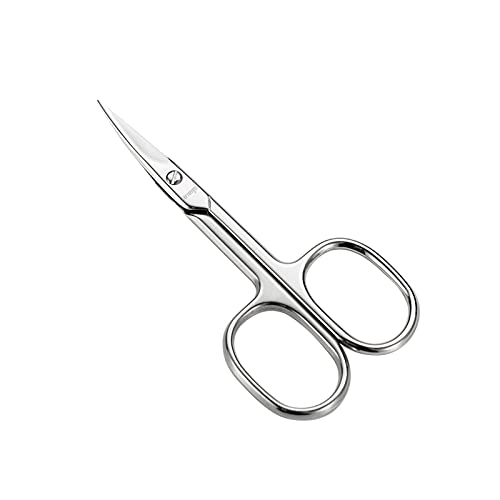 LIVINGO Premium Nail Scissors Stainless Steel Curved Manicure Cuticle Tool