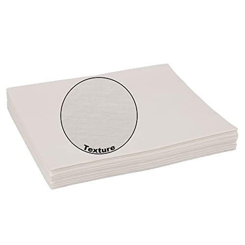 World Weidner Sticky Peel N Stick Self-Adhesive Tear Away Embroidery Stabilizer Backing Medium Weight (12" x 10" 50 Sheets) - size: 12" x 10" 50 Sheets