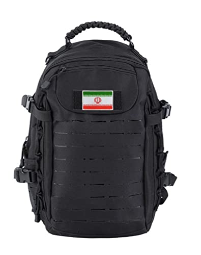 2 PCS Asia Flag Patches Hook and Loop Fastener Embroidered Tactical Military National Asia Patch (Iraq) - color: Iraq