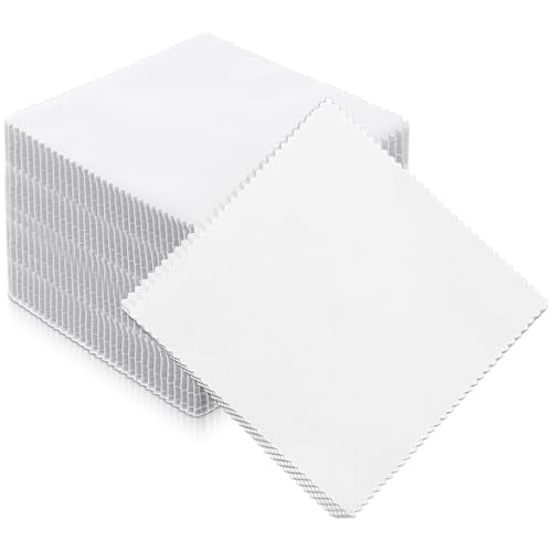 100 Pack 8-inch Cotton Fabric Squares, 8″ Precut Cotton Fabric Squares, Solids White Charm Pack, White - color: White, size: 8″