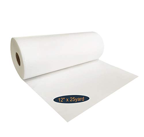 HimaPro Cut Away Embroidery Stabilizer Backing(12" x 25 Yard Roll) - 100% Polyester - 2.5oz Medium Weight - size: 12" x 25 Yard Roll