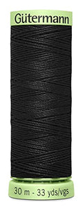 Gutermann Topstitch Heavy-Duty Thread 33yd, Black