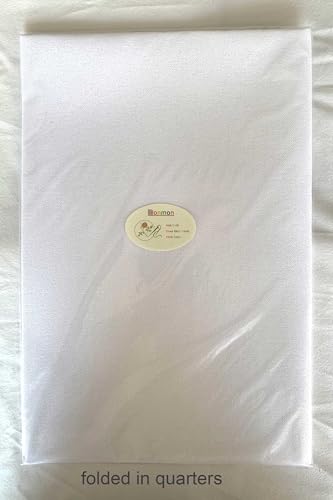 Aida Cloth 28 Count Cross Stitch Fabric,19×28inch (28CT,White) - color: White, size: 28CT