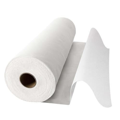 codree 13" x 22 Yd Extra Long Soft & Cozy Embroidery Stitch Cover - Washable Iron On Soft Touch Embroidery Backing - Prevent Scratchy Stitch Covering for Sewing
