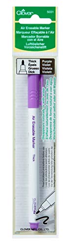 Clover Thick Air Erasable Marker, Purple, 1 Count (Pack of 1) - size: 1 Count (Pack of 1)