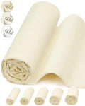 FIVEIZERO 100% Cotton Muslin Fabric by The Yard,63in x 1Yards Unbleached Natural Cotton Material–Medium Weight Beige Calico Fabric for Sewing,Quilting,Embroidery,Crafts & Apparel Projects - color: Natural Unbleached, size: 1 yard pre cut