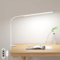 Lepro Small Desk Lamp with Clamp, LED Reading Lamps, 460LM, 5W, White - color: White