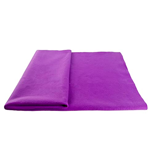 Jtnohx Color Felt Sheets for Crafts 1 Square Yard Felt Fabric Purple 1.4mm - color: Purple