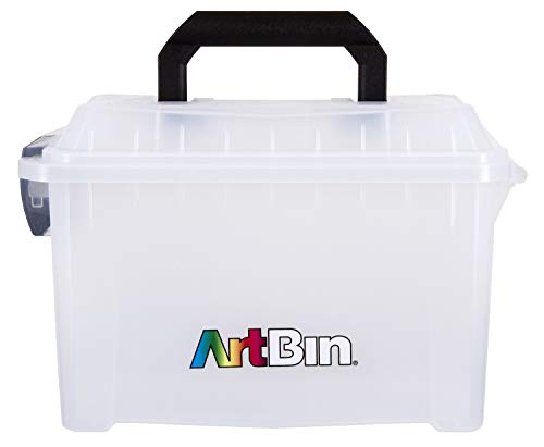 ArtBin Mini Sidekick Carrying Case with Handle, Clear - size: Mini