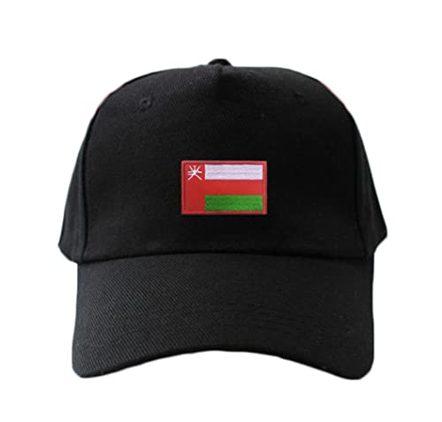 2 PCS Asia Flag Patches Hook and Loop Fastener Embroidered Tactical Military National Asia Patch (Oman) - color: Oman