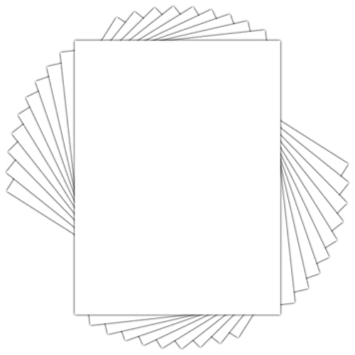 Golden State Art 12x16 White Backing Board, 10 Pack Backer Board for Print - size: 12x16