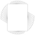 Golden State Art 12x16 White Backing Board, 10 Pack Backer Board for Print - size: 12x16