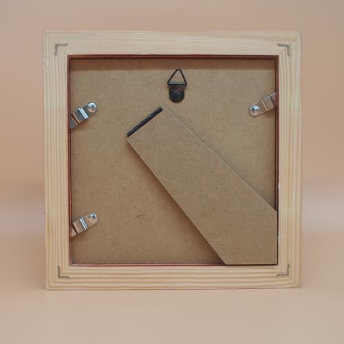ZXT-parts Red 6x6 Picture Frames with 4x4 Opening Mat.Red 6x6 Square Photo Frame. Solid Wood, Perspex Panel, The Table or The Wall.Protective Film Must be Removed. - color: Red