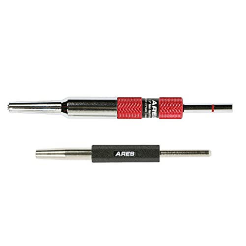 ARES 10117 2-Piece Trim Nail Punch Set 6-Inch and 7.5-Inch Punches Drive Nails Up to 1-1/4-Inch (31.2mm) - size: 2pc Trim Nail Punch Set