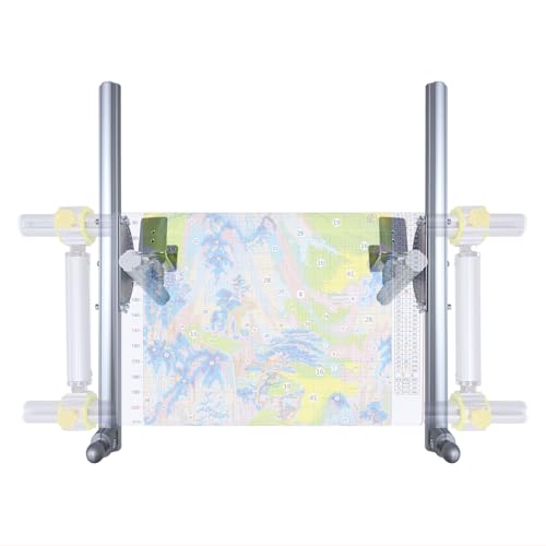 Couple Embroidery Art Cross-Stitch Stand Embroidery Frame Stand Aluminum Alloy Embroidery Frame Stand Adjustable Cross-Stitch Stand Suitable for Embroidery and Sewing (Desktop) - style: Desktop