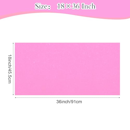 Felt Fabric 18" X 36" (Pink) - color: Pink, size: 18" X 36"