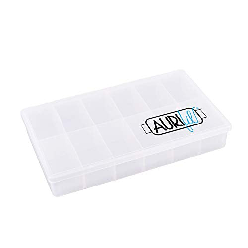 Aurifil Empty Thread Case for up to 12 Large Aurifil Thread Spools, Stackable (One (1) Case)