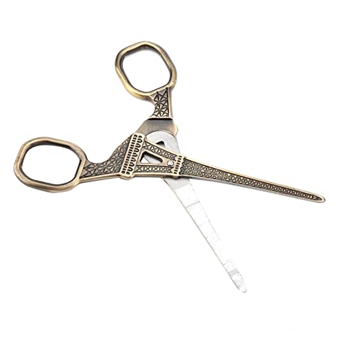 Bronze Scissors Eiffel Tower Scissors Cross Stitch Retro - color: Bronze