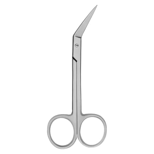 Iris Scissors 4.50" Str/Cud/Angled TC Tungsten Carbide, Supercut O.R. Grade (O.R. Grade Angled) - style: O.R. Grade Angled