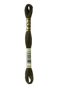 DMC 117-3021 Six Strand Embroidery Cotton Floss, Dark Brown Grey, 8.7-Yard