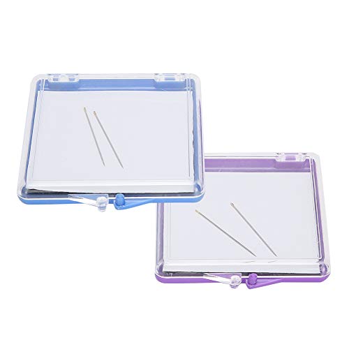 Sewing Pins Magnetic Holder,Sewing pin Holder minder Cushion Cross Stitch Storage Organizer Embroidery Keeper,Sewing Notions & Supplies 2PCs Magnetic Sewing Pincushion Pin Storage Case