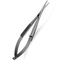 Hicarer 1 Pcs 4.7" Curved Eyebrow Embroidery Sewing Scissors, Black - color: Black