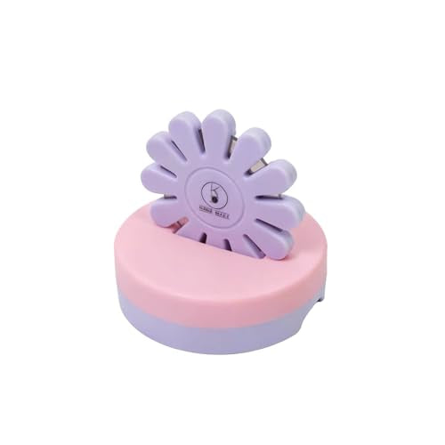 Yushen Thread Cutter Tool for Sewing, Flower Thread Cutting with Stand Quilting Supplies for Sewing Tools Magnetic Pins Holder Chain Piecing Blade Not Removable (Purple Case) - color: Purple Case