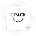 Golden State Art 12x12 White Uncut Picture Mats Matboards, Pack of 10 - size: 12x12