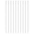 uxcell 50Pcs Large Eye Needles, 5.91" 1.6mm High Carbon Iron Embroidery Thread Needle Sewing Big Eye Needle Knitting Needles for Hand Sewing Art Crafts, Silver - size: 1.6x150mm