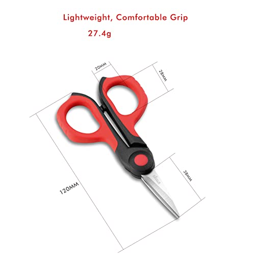 LIVINGO Embroidery Scissors 4.5" Pointed Tip Shears 2 Pack - style: 4.5" Embroidery Scissors